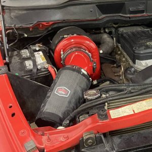 Dodge Cummins Twin Turbo Kit - Wehrli - S400/Stock - Flat Black - `03-`07