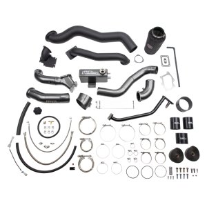 Chevrolet Duramax Twin Turbo Kit - Wehrli - S400/Stock - Bronze Chrome - `01-`04