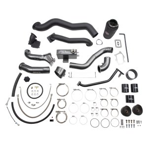 Chevrolet Duramax Twin Turbo Kit - Wehrli - S400/Stock - Bengal Silver - `01-`04