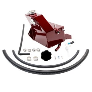 Dodge Cummins Coolant Tank Kit - Wehrli - OEM Placement - WCFab Red - `13-`18
