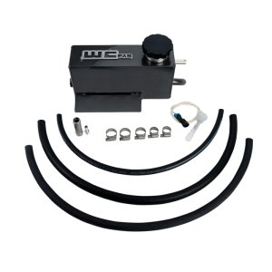 Chevrolet Duramax Coolant Tank Kit - Passenger Side - Wehrli - Twin Turbo Style - Gloss Black - `11-`16