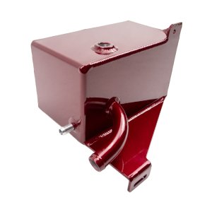 Chevrolet Silverado 3500 HD Coolant Tank Kit - Wehrli - OEM Placement, Fabricated Aluminum, Bengal Silver - Bengal Silver - `01-`07 Chevrolet Silverado 3500 HD Coolant Tank Kit - Wehrli - OEM Placement, Fabricated Aluminum, Bengal Silver - Bengal Silver - `01-`07