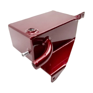 GMC Sierra 2500 HD Coolant Tank Kit - Wehrli - OEM Placement, Fabricated Aluminum - WCFab Grey - `07-`10