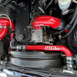 Dodge RAM Upper Coolant Pipe - Wehrli - Aluminum - Sparkle Granny Smith - `03-`09