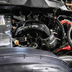 Dodge Ram 2500 Performance Air Intake - Wehrli - Stage 2 High Flow Intake Bundle - Gloss Black - Bronze Chrome - `03-`07