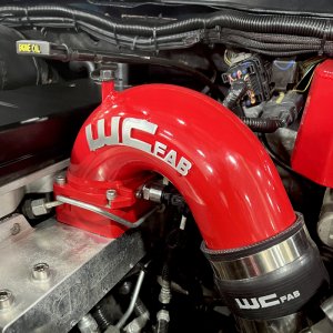 Dodge Ram 2500 Performance Air Intake - Wehrli - Stage 2 High Flow Intake Bundle - Gloss Black - Bronze Chrome - `03-`07
