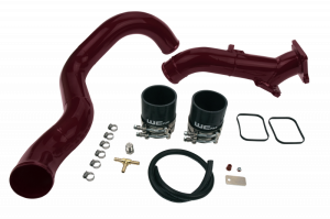 Chevrolet Duramax Performance Air Intake - Wehrli - 3in Y-Bridge Kit - Sparkle Granny Smith - `01-`04
