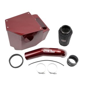 GMC Sierra 3500 HD Performance Air Intake - Wehrli - 4in Intake Kit - Red - `20-`25 GMC Sierra 3500 HD Performance Air Intake - Wehrli - 4in Intake Kit - Red - `20-`25
