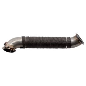Chevrolet Duramax Performance Exhaust - Wehrli - 3in Stainless Down Pipe (V-Band Style) - `11-`15