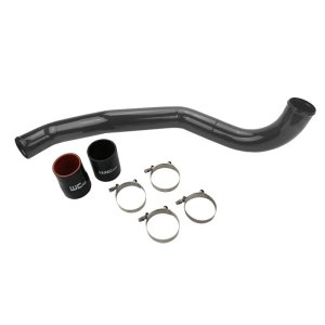 Chevrolet Silverado 2500 Intercooler Pipe - Driver Side - Wehrli - 3 Inch High Flow - Gun Metal - `17-`19