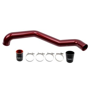 Chevrolet Silverado 2500 Intercooler Pipe - Driver Side - Wehrli - 3 Inch High Flow - Gun Metal - `17-`19