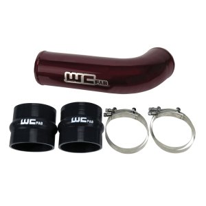 Chevrolet Silverado 3500 HD Performance Air Intake - Wehrli - 4in Intake Pipe - WCFab Red - `17-`19