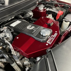 Dodge Cummins Engine Cover - Wehrli - Fabricated Aluminum - WCFab Grey - `10-`24