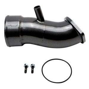 Chevrolet Duramax Performance Air Intake - Wehrli - 3.5in Intake Horn w/PCV Port - Gloss Black - `20-`24