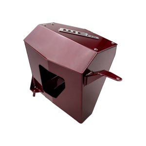 Dodge Ram Performance Air Intake - Wehrli - 4in. Intake with Air Box - Bengal Red - `10-`12