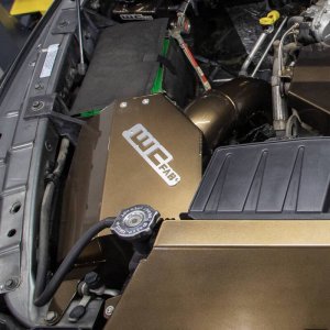 Dodge Ram Performance Air Intake - Wehrli - 4in. Intake Kit with Air Box - Sparkle Bomber Orange - `10-`12