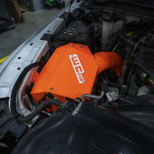 Ram 2500 Performance Air Intake - Wehrli - 4in, High Flow Aluminum with Air Box - Fine Texture Black - `13-`18