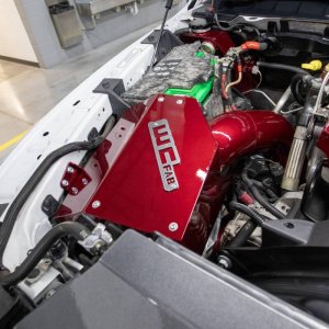 Ram 3500 Performance Air Intake - Wehrli - 4in Intake Kit with Air Box - Sparkle Bomber Orange - `13-`18