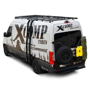 Mercedes-Benz Sprinter Roof Rack - Westin - Mesa Side Ladder - Textured Black - `19-`24