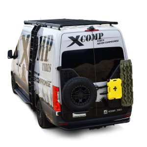 Mercedes-Benz Sprinter Roof Rack - Westin - Mesa Side Ladder - Textured Black - `19-`24