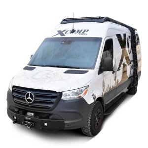 Mercedes-Benz Sprinter Roof Rack - Westin - Mesa Side Ladder - Textured Black - `19-`24