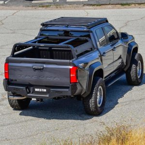Toyota Tacoma Roof Rack - Westin - Mesa - Textured Black - 2024+