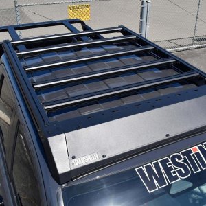 Toyota Tacoma Roof Rack - Westin - Mesa - Textured Black - 2024+