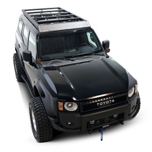 Toyota Land Cruiser Roof Rack - Westin - Mesa Roof Rack - Textured Black - 2026+