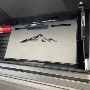 Toyota Tacoma Truck Tool Box - Passenger - Westin - EXP Truck Cap Toolbox Shell - Black - `24-`25