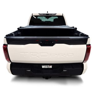 Toyota Tundra Soft Roll Tonneau Cover - Westin - Soft Roll-Up - Black - `22-`24