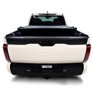 Toyota Tundra Soft Roll Tonneau Cover - Westin - Soft Roll-Up - Black - `22-`24