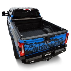 Ford F-250 Super Duty Soft Roll-Up Tonneau Cover - Westin - Black - `17-`24