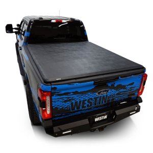 Ford F-250 Super Duty Soft Roll-Up Tonneau Cover - Westin - Black - `17-`24