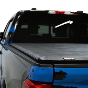 Ford F-350 Super Duty Soft Roll-Up Tonneau Cover - Westin - Black - `17-`24