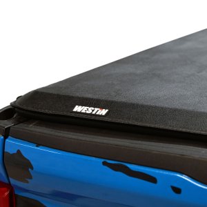 Ford F-350 Super Duty Soft Roll-Up Tonneau Cover - Westin - Black - `17-`24