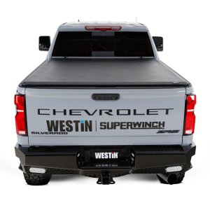 Chevrolet Silverado 2500HD Tonneau Cover - Westin - Soft Roll-Up - Black - 2024+