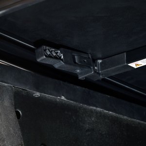 Ford F-250 Super Duty Soft Tri-Fold Tonneau Cover - Westin - Soft Fold - Black - `17-`24