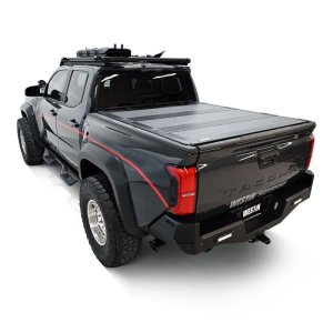Toyota Tacoma Hard Tri-Fold Tonneau Cover - Westin - Black - 2024+