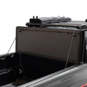 Toyota Tacoma Hard Tri-Fold Tonneau Cover - Westin - Black - 2024+