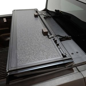 Ford Maverick Hard Tri-Fold Tonneau Cover - Westin - HT-F - Black - `22-`26 Ford Maverick Hard Tri-Fold Tonneau Cover - Westin - HT-F - Black - `22-`26