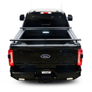 Ford F-250 Electric Retractable Tonneau Cover - Westin - Power Retractable - Black - `17-`26