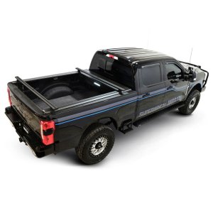 Ford F-350 Electric Retractable Tonneau Cover - Westin - Power Retractable - Black - `17-`26