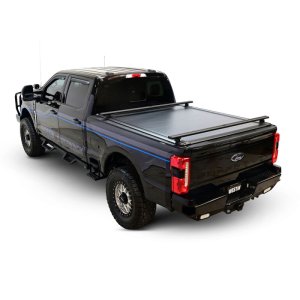 Ford F-350 Electric Retractable Tonneau Cover - Westin - Power Retractable - Black - `17-`26