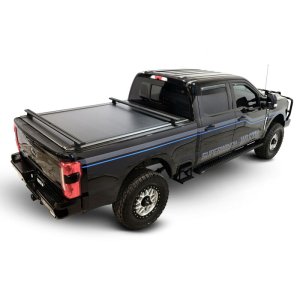 Ford F-350 Electric Retractable Tonneau Cover - Westin - Power Retractable - Black - `17-`26