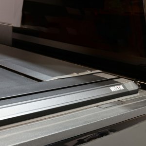 GMC Sierra 1500 Electric Retractable Tonneau Cover - Westin - Black - `19-`26