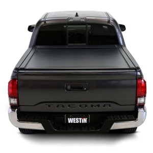 Toyota Tacoma Tonneau Cover - Westin - Manual Retractable - Black - `16-`23