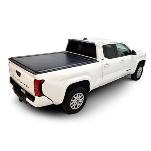 Toyota Tacoma Manual Retractable Tonneau Cover - Westin - Black - `24-`26