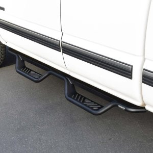 Chevrolet Silverado 1500 Nerf Step Bars - Westin - Outlaw Drop - Textured Black - `99-`13