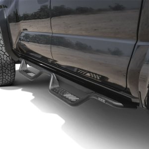 Toyota Tacoma Nerf Step Bars - Westin - Outlaw Drop - Textured Black - 2024+