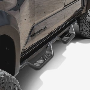 Toyota Tacoma Nerf Step Bars - Westin - Outlaw Drop - Textured Black - 2024+